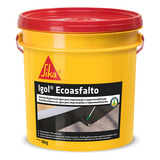 Igol Ecoasfalto Sika Balde Com 18 Litros Cor Preto