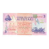 Ilhas Cook 3 Dollars 1992 Fe Linda