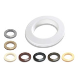 Ilhós Para Cortina Kit Com 30 Pares Para Varão Grosso 28mm