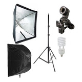 Iluminação Foto Vídeo Softbox Sombrinha 90x90