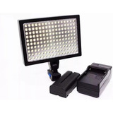 Iluminador 170 Leds+carregador+bateria F570 Pronta Entrega