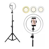 Iluminador De Led Com Tripe 2m High Ring Light Maquiagem