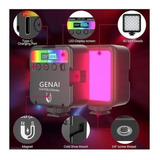 Iluminador Dslr Rgb Vl49 Rgb Efeito Estudio Foto E Vdeo Cor Da Estrutura Preto Rgb Bivolt