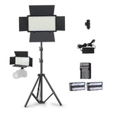 Iluminador Led Painel U800 fonte 2baterias