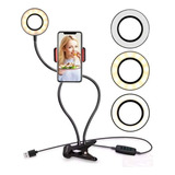 Iluminador Ring Light Ótimo Para Fazer Vídeos De Maquiagem