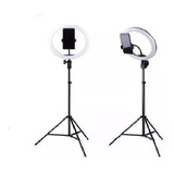 Iluminador Ring Ligth Anel Luz 26cm Mak Fotos Com Tripé 2.1m