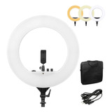 Iluminador Ringlight P/ Maquiadores C/ Controle De Cor Rl18