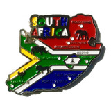 Imã Africa Do Sul Mapa Bandeira