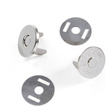 Imã De Bolsa 14mm Niquel 20 Unidades Utfr.028