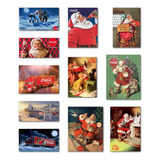 Ima De Geladeira Natal Papai Noel Coca-cola - Kit 6 Peças