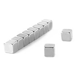 Ímã Neodímio 10x10x10 Mm N35 20 Unidades