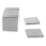 Ímã Neodímio 16x16x2 Mm N35 20 Unidades