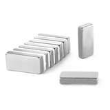 Ímã Neodímio 20x10x4 Mm N35 10 Unidades
