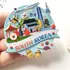 Ímã De Geladeira World Travel Memorial Magnet Decoração De G