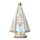 Imagem Aparecida Pérola Com Strass 50cm Cor Branca Pérola