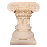Imagem Coluna Grega Para Estátuas Romana Branca 40 Cm Luxo