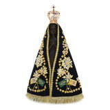 Imagem Nossa Senhora Aparecida 30cm - Resina/ Manto/ Coroa