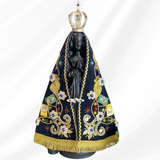 Imagem Nossa Senhora Aparecida 35cm - Resina / Manto/ Coroa