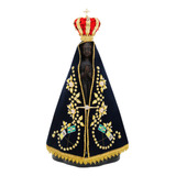 Imagem Nossa Senhora Aparecida 38cm - Réplica/ Coroa / Manto