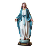 Imagem Nossa Senhora Das Graças Resina 30cm Cor Colorido