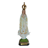 Imagem Nossa Senhora De Fátima Resina 23 Cm Santa Portuguesa