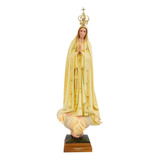 Imagem Nossa Senhora Fátima Resina Portuguesa 70 Cm