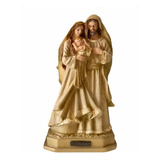 Imagem Sagrada Família Barroca 20 Cm Resina