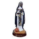 Imagem Santa Efigênia Resina Nacional 20cm Libertadora Núbia