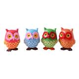 Ímãs De Geladeira Mini Owl 3d