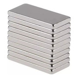 Imãs Neodímio 10 Peças N52 20x10x2 Mm