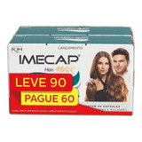 Imecap Hair Max Cabelos E Unhas C/90 Caps Kit Promocional 
