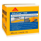 Impermeabilizante Sika Top 100 Cinza 4 Caixas De 04kg Cada