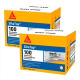 Impermeabilizante Sika Top 100 Cinza Caixa Com 18kg - 2 Und