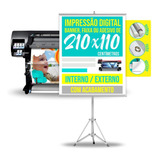 Impressão Banner Personalizado Faixa 210 X 110 / 2,1 X 1,1 M