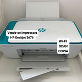 Impressora Multifuncional Hp 2676 Wifi E Scanner Cor Branca
