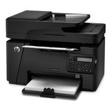Impressora Multifuncional Hp Laserjet Pro M127fn Preta 110v 