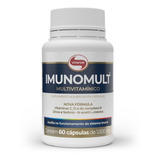 Imunomult Multivitamínico - Vita C, Vita D - Vitafor 60 Caps Sabor Without Flavor