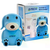Inalador E Nebulizador Nebdog Azul Bivolt G-tech
