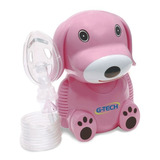 Inalador Nebdog Rosa Mascara Infantil Promoção 