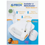 Inalador Nebulizador G-tech Nebcom 5 P/ Criança Adulto Bebês