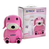 Inalador Nebulizador G-tech Nebdog Bivolt - Rosa