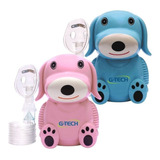 Inalador Nebulizador G-tech Nebdog Rosa Ou Azul X