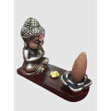 Incensário Buda Mirim Mais 4 Incenso Cone
