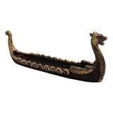 Incensário Canoa Viking - Resina - Porta Incenso