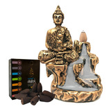 Incensário Cascata Backflow Zen Meditação +