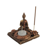 Incensario E Castical Buda Hindu Base