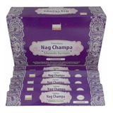 Incenso Massala Darshan Nag Champa Lavanda - 12 Caixinhas