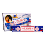 Incenso Nag Champa Satya Sai Baba Box 12cx/15gr Atacado Full