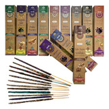 Incenso Natural Kit Collection 12 Aromas 100% Orgânicos