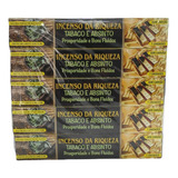 Incenso Shakunthala Vareta Cor De Ouro Da Riqueza Cx.5un. Fragrância Tabaco E Absinto